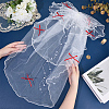 Organza ABS Pearl Wedding Veil OHAR-WH20020-05A-3
