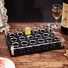 24 Round Holes Acrylic Shot Glasses Holders AJEW-WH0332-32D-4