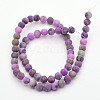 Natural & Dyed Gemstone Round Beads Strands G-D661-8mm-1-2