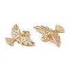 Rack Plating Brass Micro Pave Cubic Zirconia Charms KK-G452-17G-3