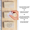 Clear Acrylic Soap Stamps DIY-WH0438-025-5