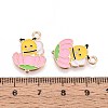 Alloy Enamel Pendants ENAM-T022-56E-3