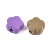 Flocking Opaque Acrylic Beads OACR-G055-02A-2