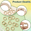 16Pcs Alloy Rhinestone Spring Gate Rings FIND-SP0004-52D-3
