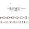 304 Stainless Steel Cable Chains CHS-F006-02B-P-3