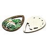 Saint Patrick's Day Single Face Printed Wood Big Pendants WOOD-E016-03-2