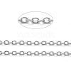 Tarnish Resistant 304 Stainless Steel Cable Chains CHS-K002-32-4