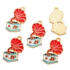 Alloy Enamel Pendants PW-WG086C0-08-1