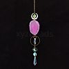 Natural Agate Piece Hanging Ornaments PW-WG29125-02-1