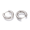 201 Stainless Steel Huggie Hoop Earrings EJEW-O095-05-02-2