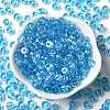 Transparent Colours Luster Glass Seed Beads SEED-E001-T3x6mm-A04-2