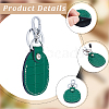2 Sets Cowhide Pendant Keychains KEYC-CL0001-48-6
