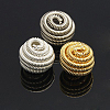 Brass Spring Beads KK-C3040-M-1