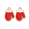 Christmas Alloy Enamel Pendants ENAM-K080-01B-G-1