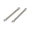 Non-Tarnish 304 Stainless Steel Connector Charms STAS-Q323-04E-P-2