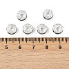 Brass Grade A Rhinestone Spacer Beads RB-A014-Z8mm-02S-2