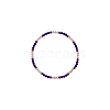 Polymer Clay Rhinestone Round Beaded Necklaces NJEW-SW00049-02-8