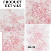 3D Flower Polyester Embroidery Sew on Appliques PATC-WH0008-48A-6