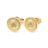 Ion Plating(IP) 304 Stainless Steel Stud Earring Finding X-EJEW-I285-28G-1