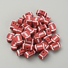 Handmade Polymer Clay Beads CLAY-WH0005-04E-1