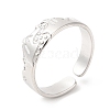 Non-Tarnish 201 Stainless Steel Open Cuff Ring RJEW-E063-41P-1