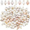  80pcs 4 Styles Natural Cultured Freshwater Pearl Charms PEAR-NB0001-65-1