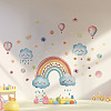 Translucent PVC Self Adhesive Wall Stickers STIC-WH0015-365-8