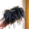 Plush Feather Wool Felt Claw Hair Clips PW-WGD03AA-01-1