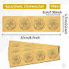 Self Adhesive Gold Foil Embossed Stickers DIY-WH0575-015-2