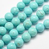 Natural Howlite Beads Strands X-G-E384-01-8mm-2