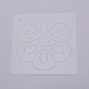 Matte PP Plastic Drawing Scale Template DIY-WH0210-47-1