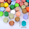 Hexagonal Silicone Focal Beads SI-JX0020A-25-2