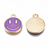 Alloy Enamel Charms X-ENAM-S121-165D-RS-3