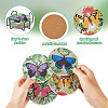 5D DIY Diamond Painting Cup Mat Kits DIY-TAC0021-09A-14