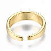 Brass Enamel Cuff Rings RJEW-T018-05G-NF-4