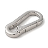 Non-Tarnish 304 Stainless Steel Keychain Clasps STAS-G321-04P-2