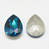 Pointed Back Glass Rhinestone Cabochons RGLA-T081-7x10mm-14-2