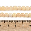 Natural Yellow Calcite Beads Strands G-C251-A01-6mm-5