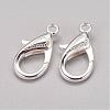 Zinc Alloy Lobster Claw Clasps PALLOY-D008-S-2