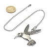 Humming Bird Tibetan Style Alloy Ceiling Fan Pull Chain Extenders FIND-JF00114-3