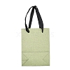 Paper Gift Tote Bags with Nylon Black Ribbon Handles ABAG-K004-01B-2