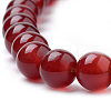 Natural Carnelian Beads Strands G-S259-32-6mm-3