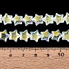 Electroplate Transparent Glass Beads Strands EGLA-N056-04A-A01-4