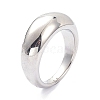 Tarnish Resistant 304 Stainless Steel Finger Rings RJEW-F115-04C-P-3