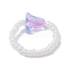 Glass Beaded Stretch Rings RJEW-JR00823-5