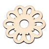 Unfinished Natural Poplar Wood Filigree Joiners Links WOOD-TAC0012-08-2