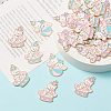 20Pcs 4 Styles Alloy Enamel Pendants ENAM-CJ0004-98-6