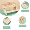DIY 2 Tier Stair Style Wooden Plant Stand Kit ODIS-WH0299-11B-4