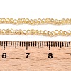 Electroplate Glass Beads Strands EGLA-A044-T1mm-A03-2