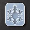Christmas Theme DIY Snowflake Pendant Silicone Molds DIY-F114-30-2